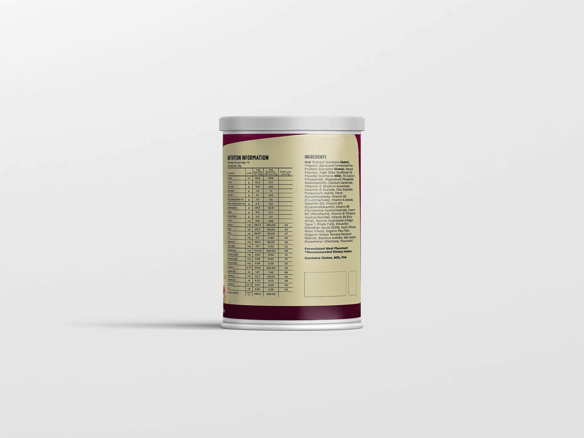 The Shake Co Breakfast Shake - Berry 300g Tub